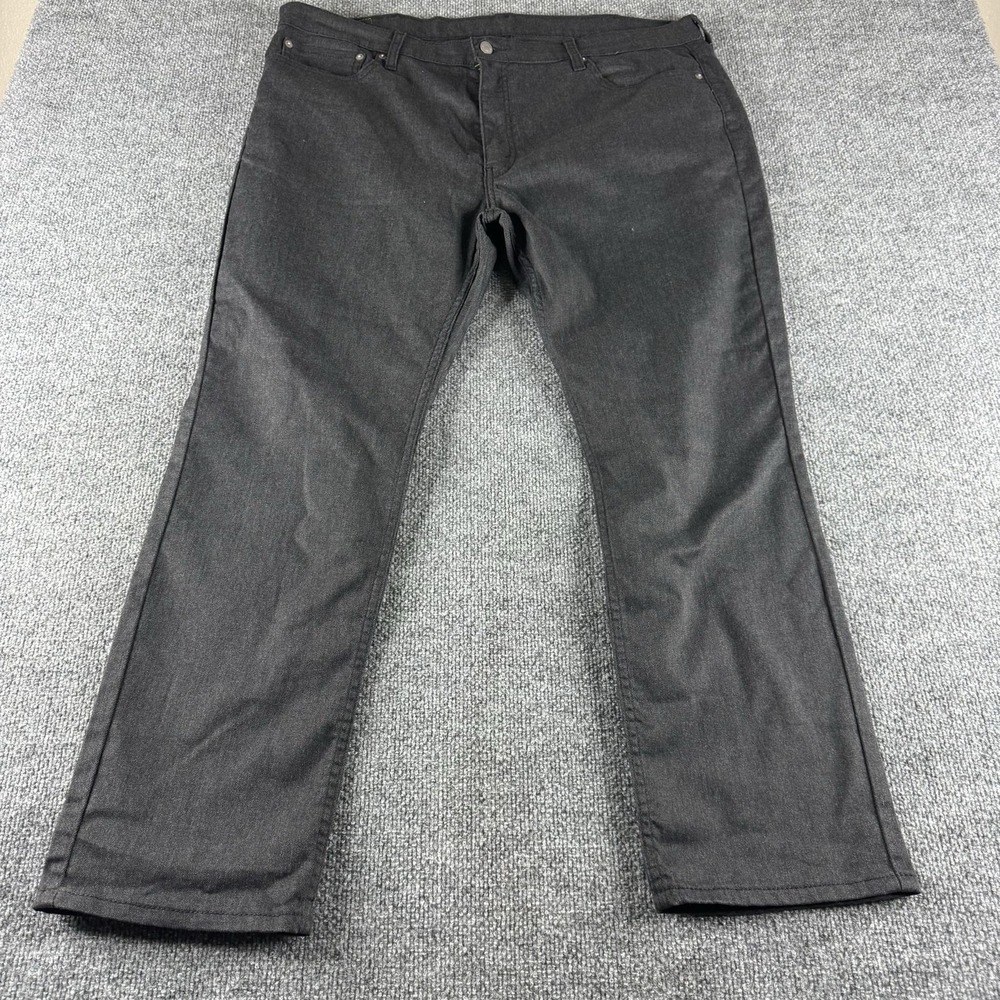 Levi's 511 Jeans Mens 42x30 Gray Slim Straight Stretch Denim Pants 04511-3016